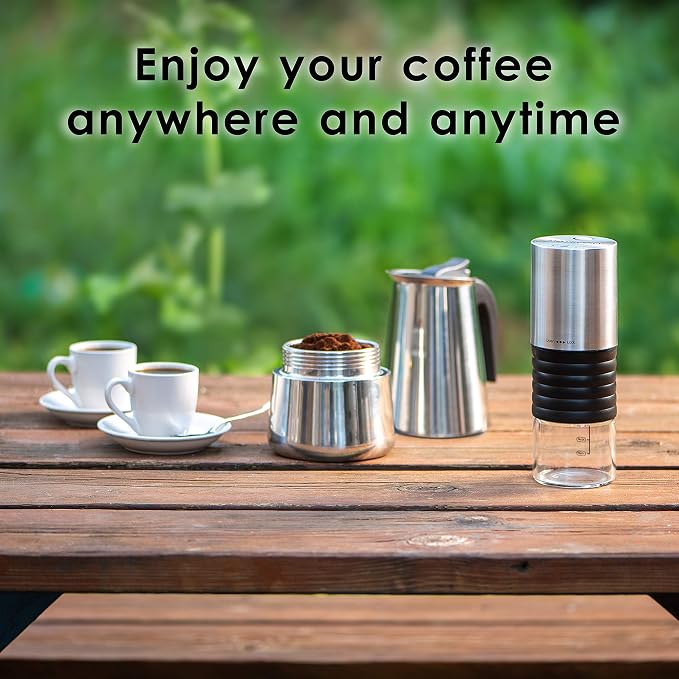 Mixpresso 6 Cup Greca Moka Pot, Stainless Steel Stovetop Espresso Maker | 300ml/10oz Italian stovetop coffee maker with classic percolator design, ideal for preparing coffee at home or while camping
