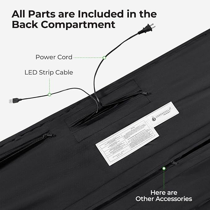 GREENSTELL Headboard for Twin Size Bed with 60,000 DIY Color of LED Light, USB & Type C Post, Attach Frame, Height Adjustable, Gray Wall Mounted Head Boards Only, Sturdy & Stable, Comfortable, Twin