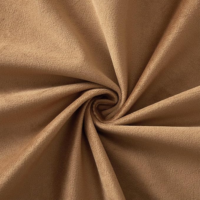 20x20 Decorative Velvet Throw Pillow Covers Set of 2 for Couch,Light Brown | Soft Cushion Cases with Invisible Zipper for Modern Sofa Bed Living Room Bedroom Home Decor