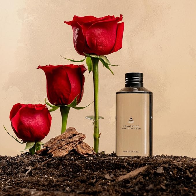 AromaPlan Hotel Scent Diffuser Oil Rose Petals 5 Fl Oz (148ml) –Luxury Hotel & Home Fragrance Oil - Non Toxic Diffuser Oil - Made in USA - Bigger Bottle, Bolder Aroma & Longer Lasting