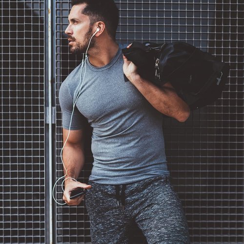 MLYENX Workout Shirts for Men - Quick Dry Moisture-Wicking Athletic T-Shirts | 7 Pack Set