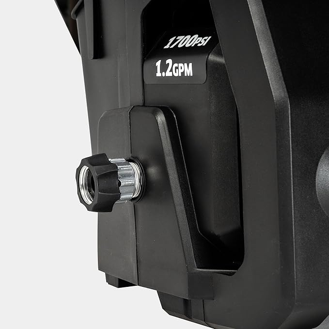 Kärcher Pressure Washer K1700PSB Cube, 3 Spray Nozzles, Detergent Tank, for Cars, Driveways, Siding, Patios, 1700 PSI 1.46 max. GPM, Black