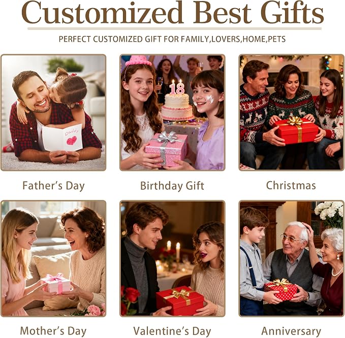SHIPS NEXT DAY Personalized Valentines Day Birthday Gifts for Him Her Boyfriend Girlfriend Couple Wife Husband Customized Anniversary Memorial Gifts for Mom Dad Men Women Custom Blanket with Picture