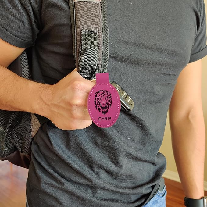 LaserGram Oval Keychain, Sunflowers, Personalized Engraving Included