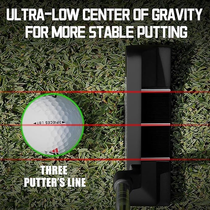 PGM Men's Oversea 9/12 Pieces Complete Golf Club Set with High-Strength Thin Face Design 460cc Driver High Forgiveness Ideal for Beginners