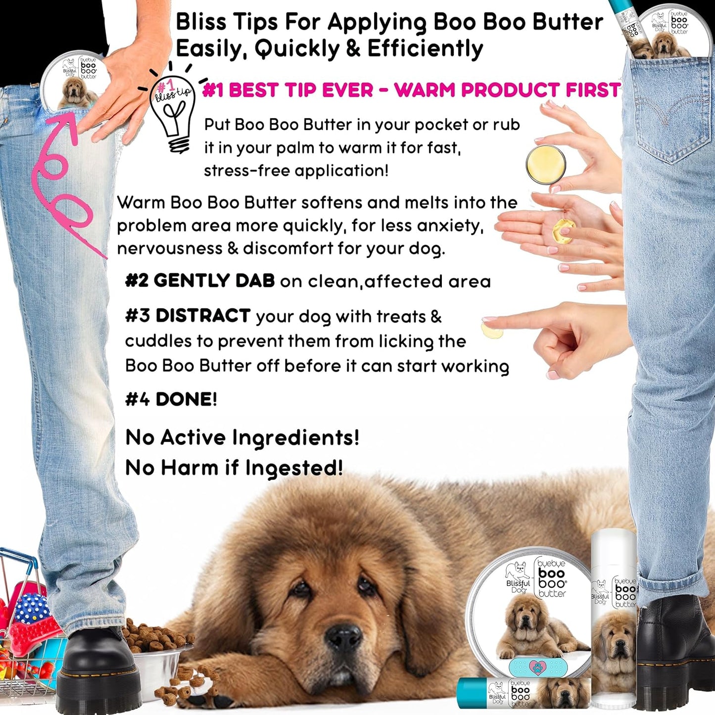 Tibetan Mastiff Boo Boo Butter, 4 oz
