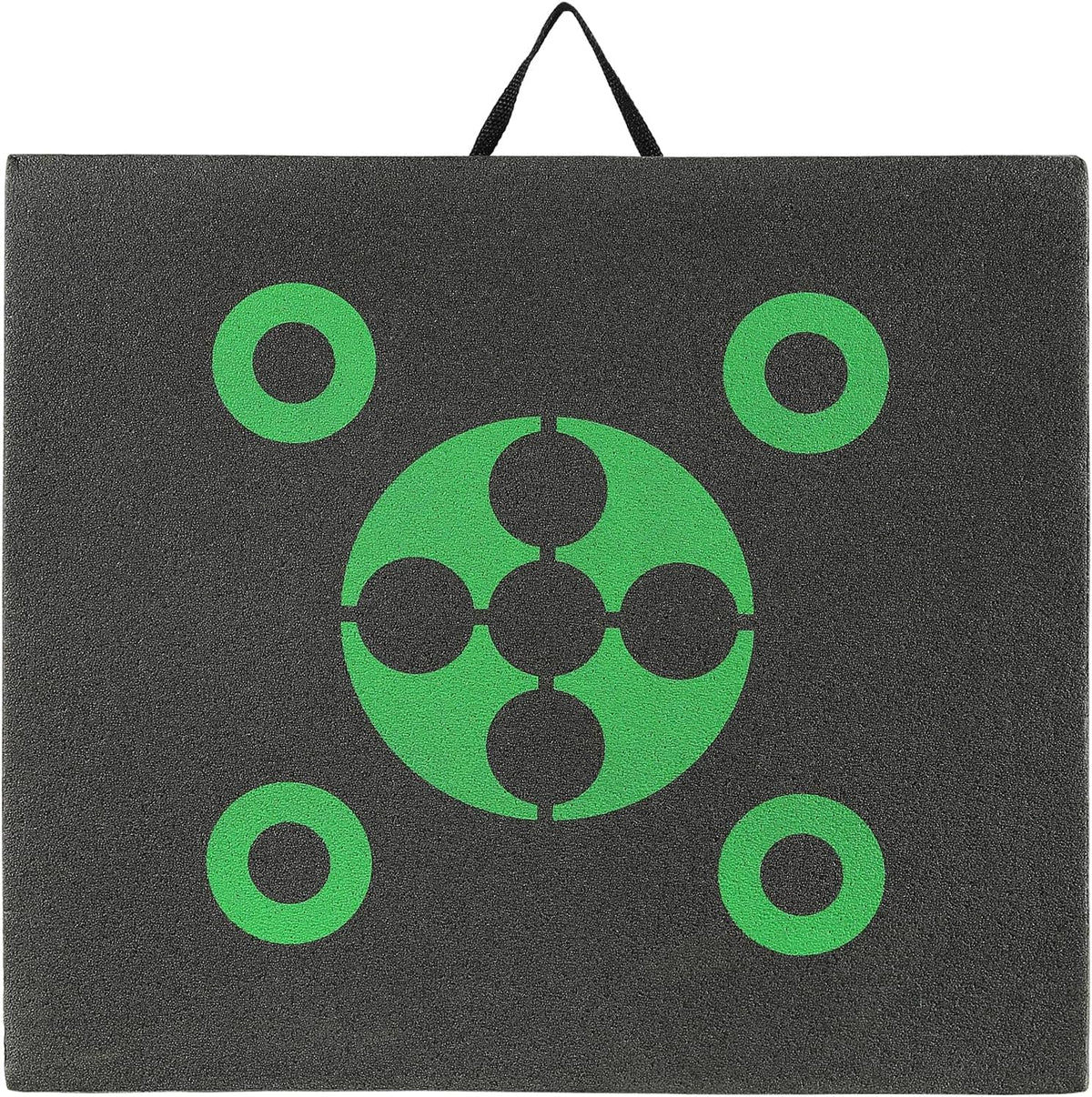 VEVOR Archery Target Block - 16"x18" Portable Bow Target with Carry Handle & Easy Arrow Removal | Black