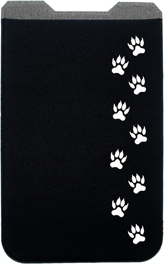 Phone Wallet - Adhesive Card Holder - Cell Phone Pouch - Stick on Lycra Pocket by Gecko - Carry Credit Cards and Cash