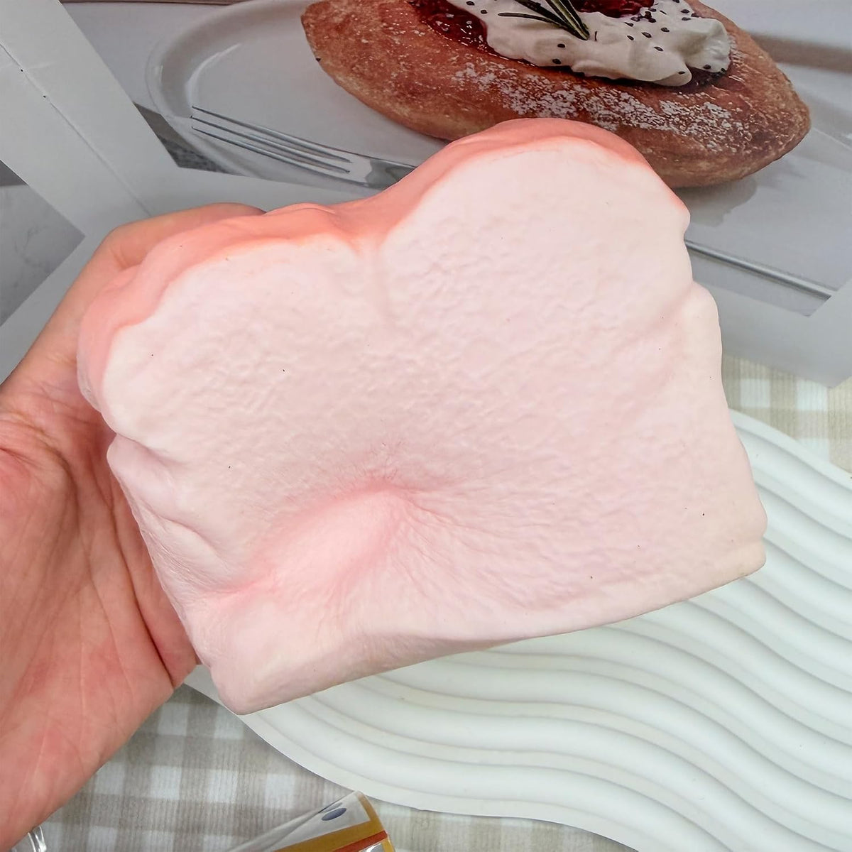 Bread Squeeze Squishy Toy,Slow Rising Squishy, Dumpling Stress Ball