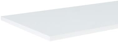 Organized Living freedomRail Wood Shelf, 36-inch x 14-inch - White