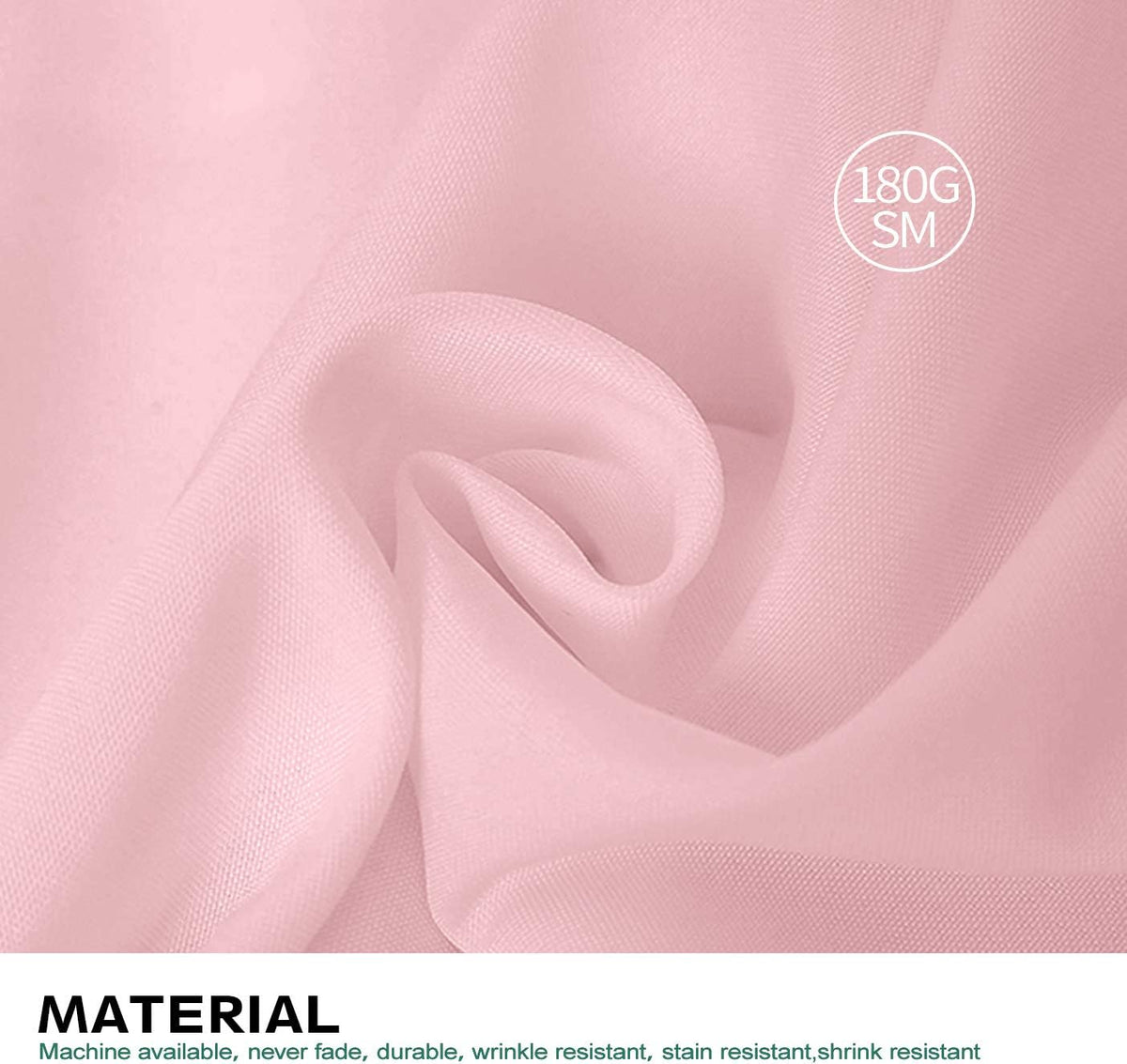 90x132 Inch Tablecloth for 6 Foot Rectangle Tables