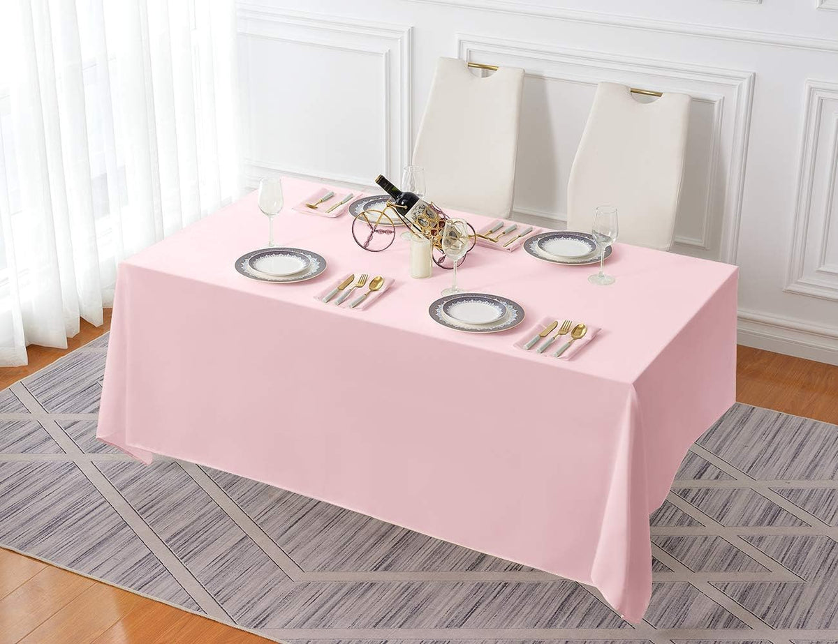 90x132 Inch Tablecloth for 6 Foot Rectangle Tables
