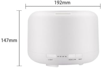 Essential Oil Diffuser Humidifier 300ml with 7 Color LED Lights, USB-Powered, Auto Shut-Off, 35dB Quiet, for Home Office Aromatherapy Air Moisturizing