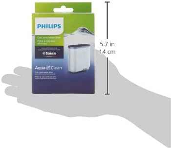 Philips Kitchen Appliances Philips AquaClean Original Calc and Water Filter, No Descaling up to 5,000 cups, Reduces Formation of Limescale, 1 AquaClean Filter, (CA6903/10)