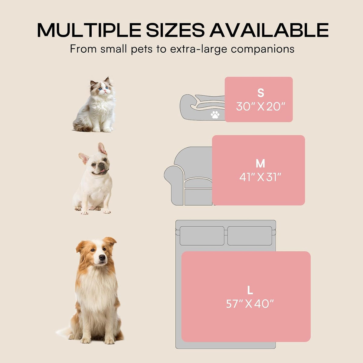 Small Dog Blanket Washable Pet Bed Cover Soft Fluffy Puppy Blanket with Premium Fleece 300GSM Cozy Calming Cat Blankets for Indoor Cats Pink 41x31 inch