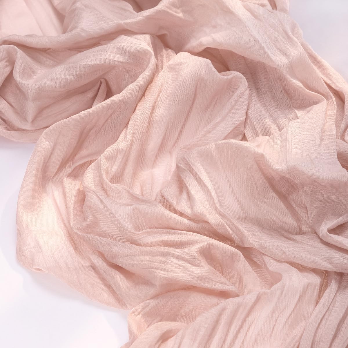 3 Pack Pink Table Runner 10ft Rustic Gauze Cheesecloth Table Decor