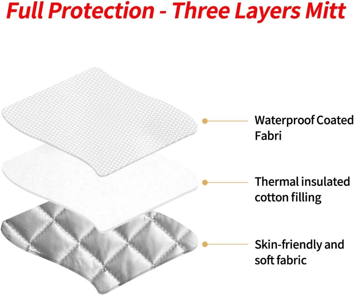 8 * 8 Inch Washable Pot Holder Set, Cooking Oven Grill Mat Accessories, Pink Sand Beach Heat Resistant Pot Holder Set of 2