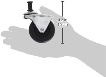 Sunex 8503 2-1/2-Inch Replacement Caster Assembly For Creeper, Red