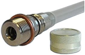 Stahlbus Oil Drain Valve Plug 3/4 inches-16UNFx12mm Steel - CLEAN, EASY, NO TOOL Oil Change - Includes Oil Drain Plug, Washer, Cap, Connector, Silicone Hose