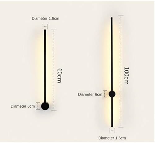 Living Room Minimalist Background Wall Decoration Bedroom Bedside Linear LED Wall Lamp,Chandeliers