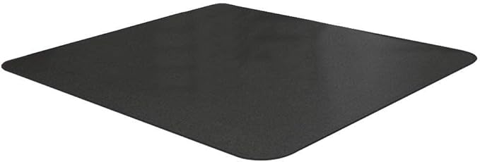 Under Pet Cage Mat for Bird Cages, Reptile Aquariums, Dog Kennels, Water-Resistant Pad for Hard Floors and Surfaces, 48 Inches x 48 Inches, Black