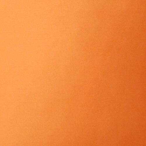 Thmyo 4-Pack 100% Cotton Comfortable Solid Decorative Throw Pillow Case Square Cushion Cover Pillowcase Sublimation Blank Halloween DIY Throw Pillow Covers for Sofa Bed(18x18 inch/45x45cm,Fall Orange)