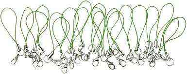 20Pcs Mobile Phone Rope Strap Charm Lariat Lanyard Phone Charms with Lobster Clasp Cords for Cellphone/USB Drive/Keychain/DIY Jewelry Accessories
