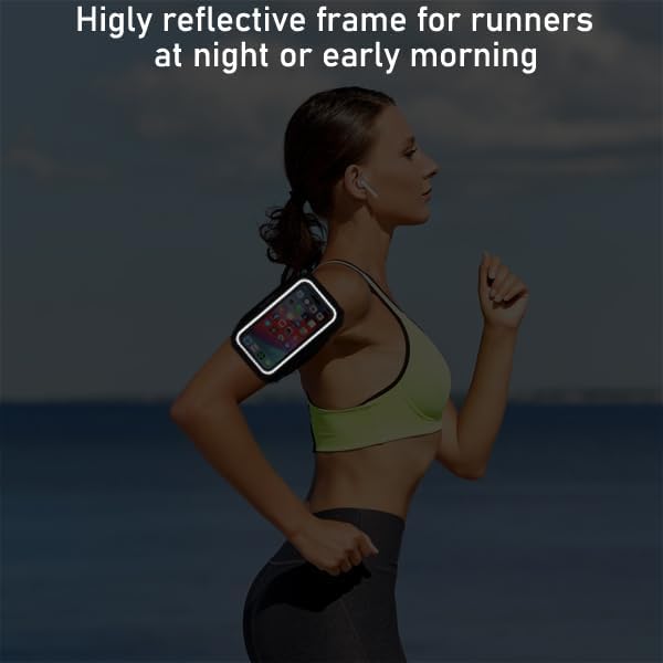Phone Holder for Running-Karvense Phone Arm Bands w/Earphone Bag for Running&Gym& &Workout&Jogging, Cell Phone Armband for iPhone 17 Pro Max/16 Pro Max/15 Pro Max, Samsung Galaxy S Ultra/Plus- 6.9������