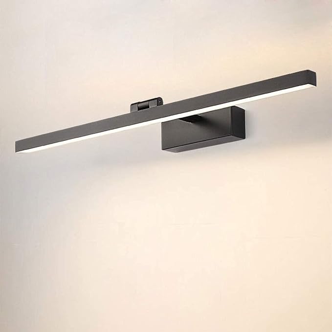 Waterproof LED Bathroom Mirror Light - 16W/70cm Adjustable Vanity Mirror Lamp with Warm Light (3000K) for Makeup and Grooming(Warm Light(3000k),24W/110cm)