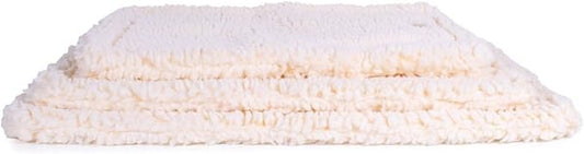 Carolina Pet Co. Dog Comfort Cushion, Sherpa Pet Bed, X-Large 48x30x2 Inches, Polyester, Portable, Machine Washable (X-Large)