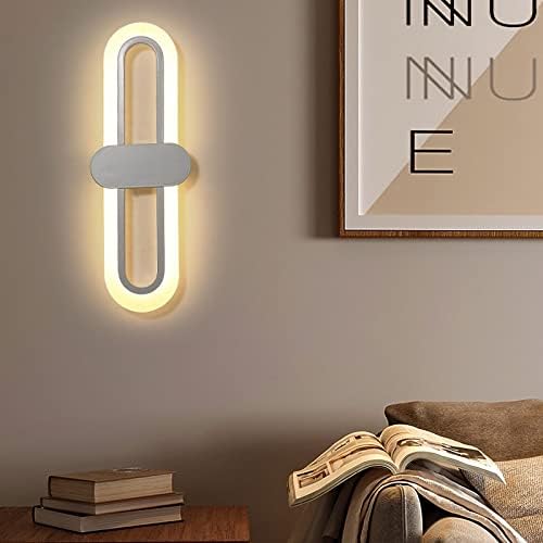 Bedroom Bedside Modern Minimalist Living Room Background Wall Led Three-Color Light-Changing Wall Lamp Simple Aisle Balcony Lamp,Living Room