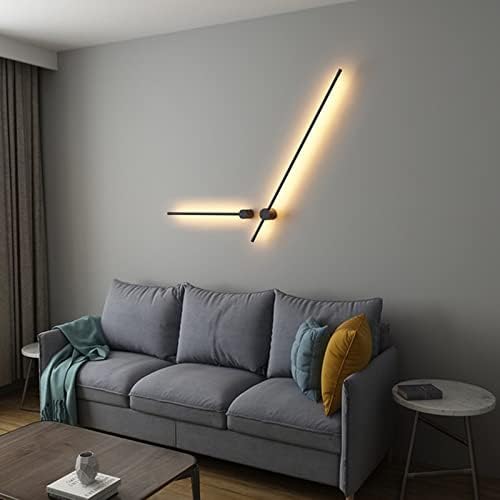 Living Room Minimalist Background Wall Decoration Bedroom Bedside Linear LED Wall Lamp, Ceiling Light