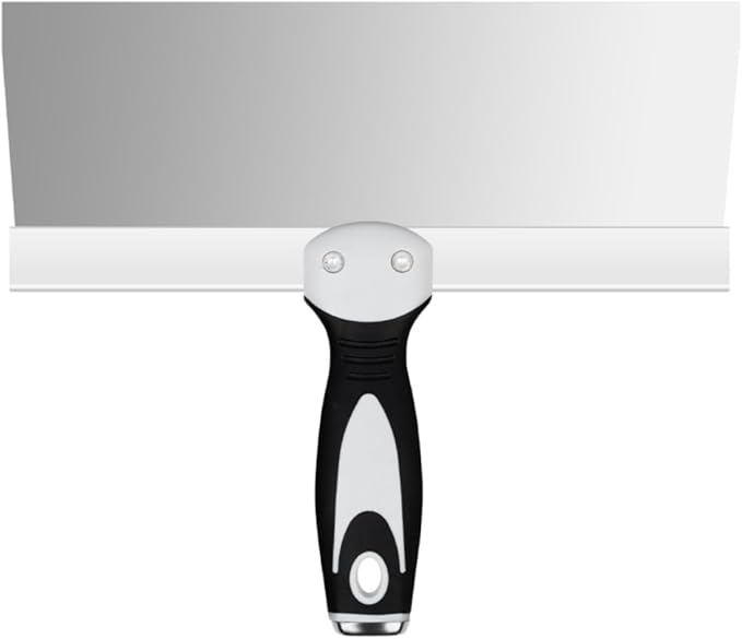 Mister Rui Taping Knife, 10" Drywall Taping Knife, Stainless Steel Taping Knife, Drywall Skimming Blade, Plastering Spatula Tools, Plastering Tool, Stainless Blade for Taping and Filling