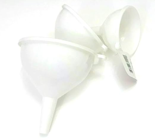 Cooking Concepts Funnel Set of 3 Sizes White Plastic