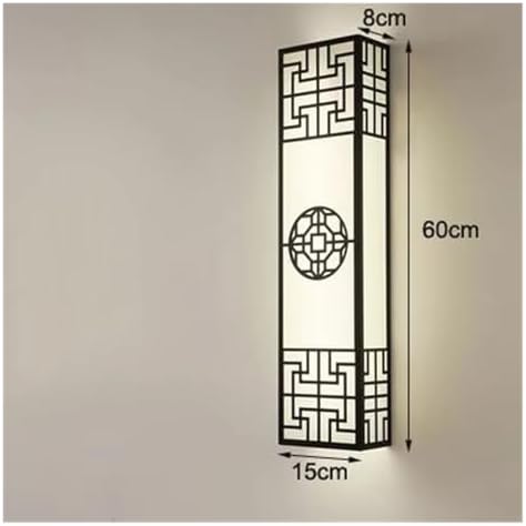 Chinese Zen Wall Lamp - Modern Minimalist Strip Light for Bedroom & Living Room Decor, Elegant Bedside & Background Wall Lighting, Stylish Home Aesthetic Fixture