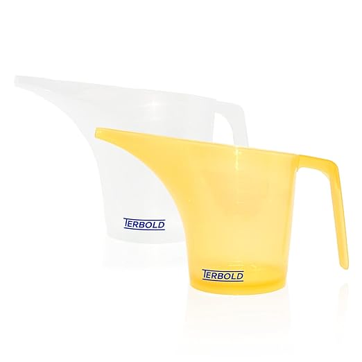 4pc Funnel Nesting Set and Funnel Pitcher 1 Liter (Set of 2) | Multipurpose Funnels in BPA Free Plastic for Cooking, Car Oil, Gardening, and More