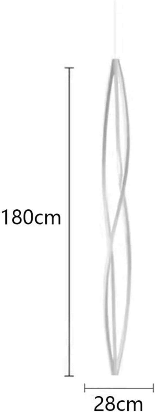 Modern Home Decor Led Lights Pendant Light Lamps Forstaircase Chandeliers for Living Room Hanging Indoor Lighting,Modern LED Chandelier(APP with RC Dimmable,White 180cm)
