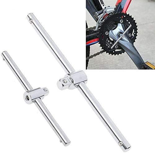 Utoolmart Socket Drive Extension Bar, 1/2-inch Sliding Bar T-handle Wrench, Universal Socket Wrench Hand Tool