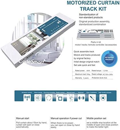 DIY Wifi Smart Automatic Curtain Motor Track System,Automatic curtains motor,automatic blinds tracks, length can be custom (8.2m)