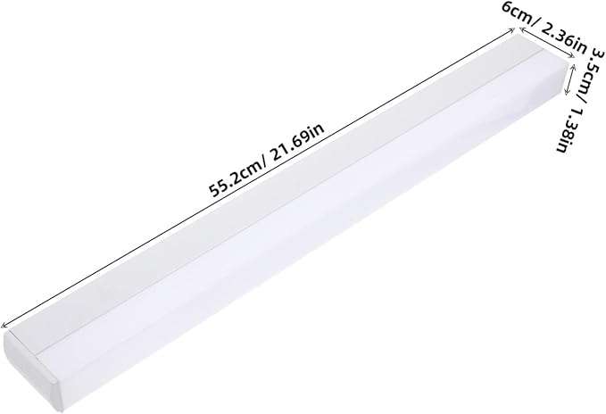 HOMSFOU Led Vanity Mirror Light Bathroom Front Lamp for Makeup Compact Design for Humid Environments Easy Installation Light