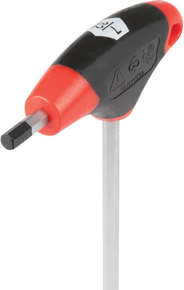 Klein Tools JTH410E T-Handle Hex Key Set, SAE Inch Sizes Allen Wrench Set with 4-Inch Blades, Stand Included, 10-Piece