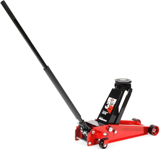 AFF 3.5 Ton Professional Floor Jack - Heavy Duty, Dual Pump - Low Profile Hydraulic Car Jack