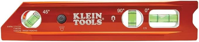Klein Tools 935RBLT Level (9-Inch) and 70550 Hex Wrench Key Set