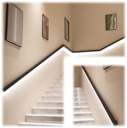 LED Motion Sensor Stair Lights - Indoor Safety Lighting for Stairs, Hallways & Corridors - Improve Visibility & Prevent Falls - Ideal for Homes & Villas