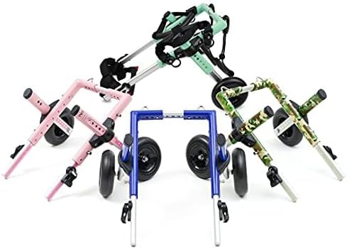 Walkin' Wheels Lightweight – for Small Cats 2 to 20 Pounds – Veterinarian Approved – Cat Wheelchair for Back Legs, for Cats 11-20 lbs, 7-8 inches Leg Height – Seafoam