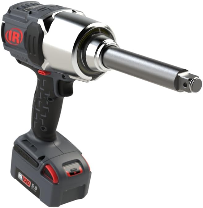 Ingersoll Rand W8571 3/4" 20V Cordless Impact Wrench Bare Tool, 2000 ft-lb Torque, 6" Extended Anvil, Friction Ring Thru-hole, Pistol