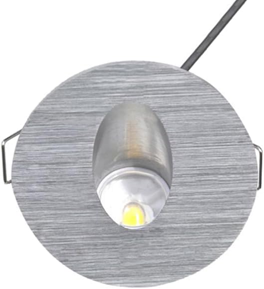 Dimmable 3W LED Steps Wall Light Aisle Wall Corner Lamp Fixture,Recessed Lighting Wall Lamps,Flush Mount Indoor Stairs Lights,Warm White 3000K