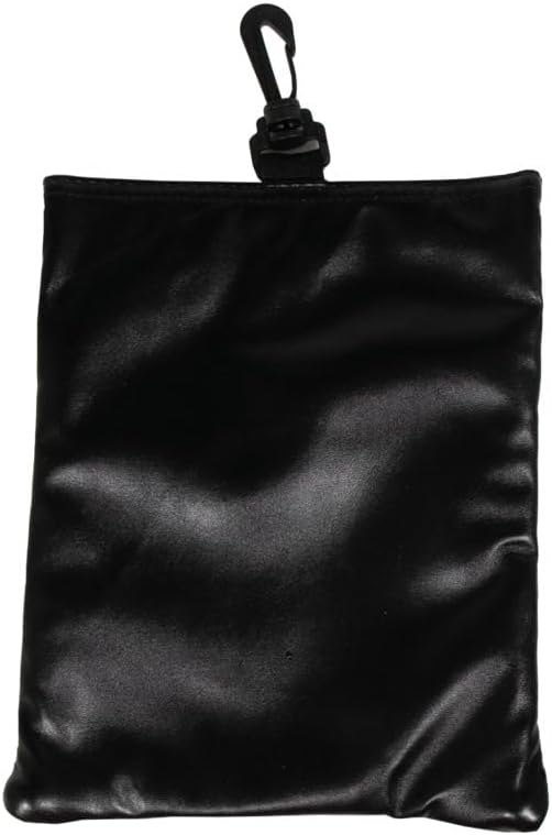 FAR&STRAIGHT Multifunctional Golf Accessories Pouch – 3 Zippered Compartments for Golf Tees, Balls, Markers & Personal Items | Clip-On Bag for Easy Attachment to Golf Bags