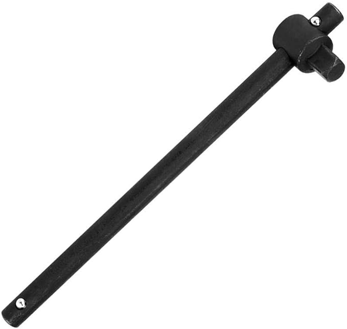 Walfront Sliding Wrench Breaker Bar T Handle Socket Wrench Heavy Duty Steel With Ergonomic Design (3/4", 1777g/62.7oz)