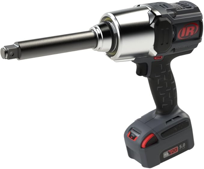 Ingersoll Rand W8571 3/4" 20V Cordless Impact Wrench Bare Tool, 2000 ft-lb Torque, 6" Extended Anvil, Friction Ring Thru-hole, Pistol